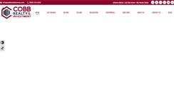 Desktop Screenshot of cobbrealtyhomes.com